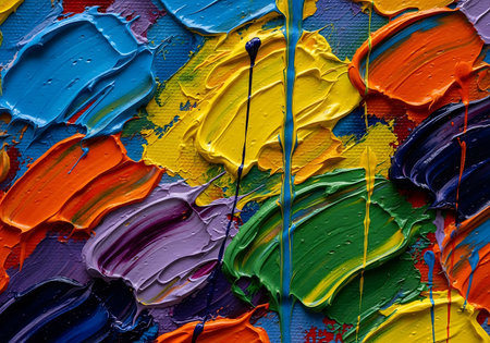 Abstract art background. Hand-painted background. SELF MADE.の写真素材