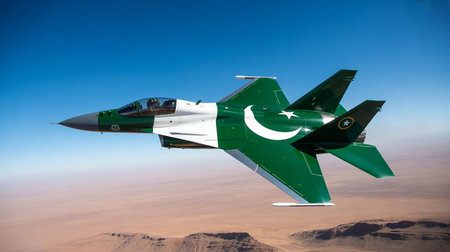 Air Force Thunderbirds military aerobatic team flying in formationの写真素材