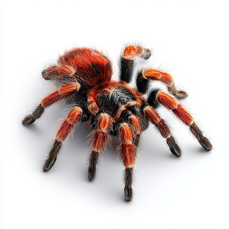 Mexican Fireleg Tarantula (Brachypelma smithi)の写真素材