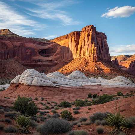 The Buttes of Capitol Reef National Park in United States of Americaの写真素材