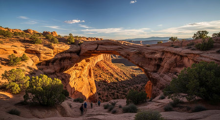 Arches National Park, Moab, Utah, United States.の写真素材
