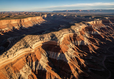 Aerial view of the Grand Canyon National Park, Arizona, USAの写真素材