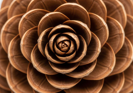 close up of pine cone, can be used as background or textureの写真素材