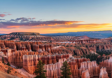 Bryce Canyon National Park in Utah, United States of America.の写真素材