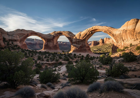 Arches National Park, Moab, Utah, United States.の写真素材