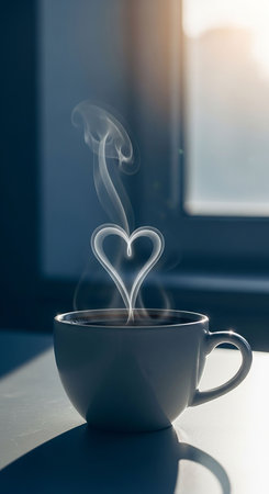 Futuristic wave with glowing particles. 3d illustration. Abstract background.の写真素材