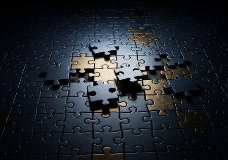 Abstract city with neon lights. Technology concept. 3D Renderingの写真素材