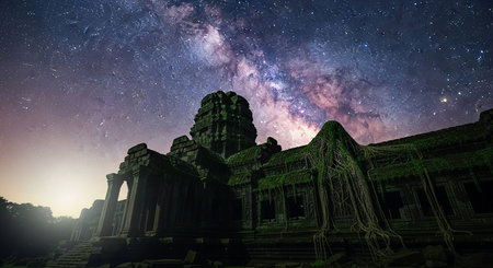 Angkor Wat, Siem Reap, Cambodia. Panoramaの写真素材
