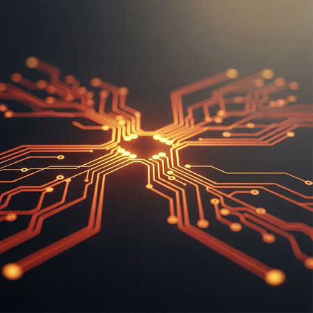 Circuit board background. Technology concept. 3d rendering toned image