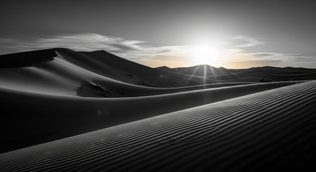 Sand dunes in Death Valley National Park, California, USA.の写真素材