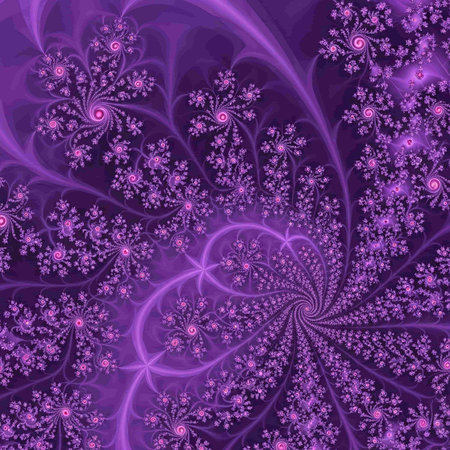 Abstract fractal background. Computer generated graphics. Floral ornament.の写真素材