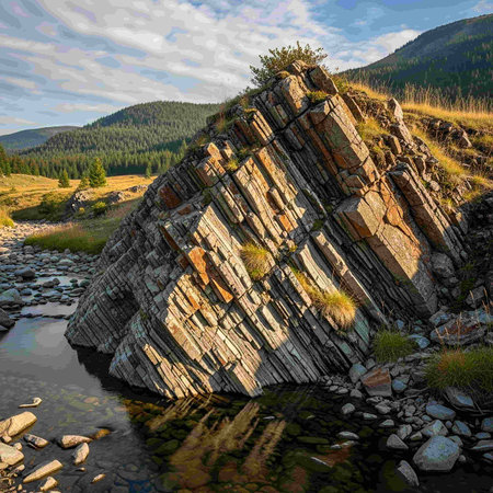 3d rendering of a black and silver audio control on white backgroundの写真素材