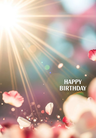 Birthday cake with colorful candies and other sweets on table.の写真素材