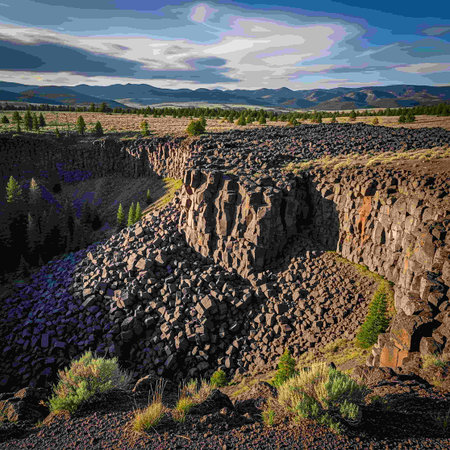 Volcanic landscape in the National Park of Volcanic Canary Islandsの写真素材