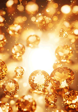 abstract background with bokeh defocused lightsの写真素材