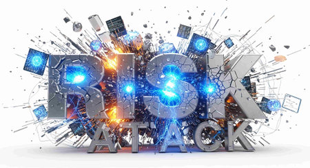 Big data concept. 3D rendering isolated on white background. High resolutionの写真素材