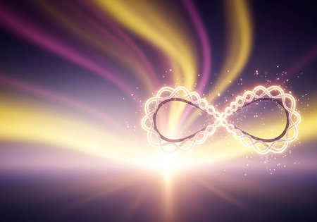 Glowing disco background with space for your text. Vector illustration.