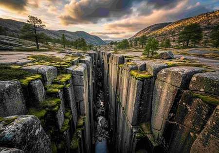 Stunning landscape image.の写真素材