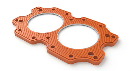 3d illustration of orange pedal isolated on white background with clipping path