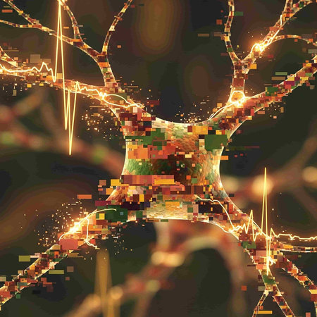 Neural network of neurons and nervous system. Abstract vector illustration.の写真素材