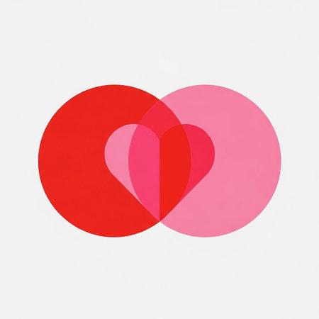 Valentine's day greeting card with red hearts on white backgroundの写真素材