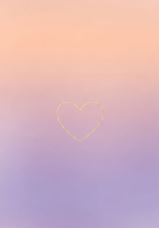 Heart shape on blur background. Love concept. Valentine's day.の写真素材
