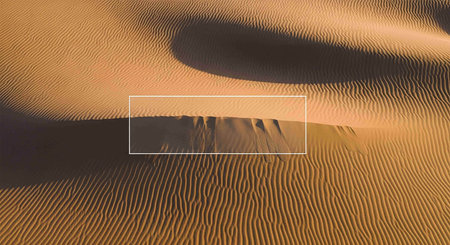 Sand dunes in the Sahara desert, Morocco. 3d renderingの写真素材