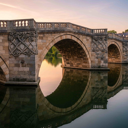 Pont de l'Auxerrois in Paris, Franceの写真素材