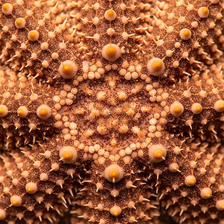 Close up of a starfish. Macro photography of marine life.の写真素材