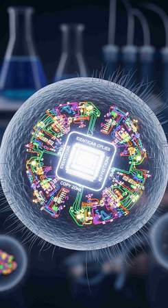 Artificial intelligence concept. 3D rendering