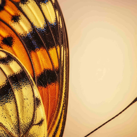 Butterfly wing detail macro background.の写真素材