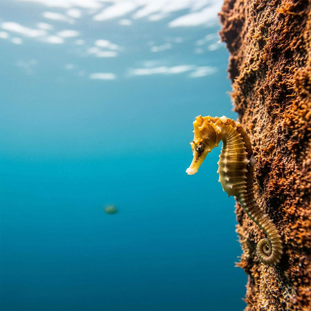 Pathway in the park with flowers and lanterns in the fog.の写真素材