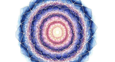 Sacred geometry. Abstract fractal. Fractal art background for creative design. Decoration for...