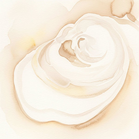 Abstract watercolor background with white rose. Watercolor painting on paper.の写真素材