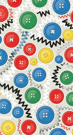 Seamless pattern with buttons. Vector illustration. Eps 10.の写真素材
