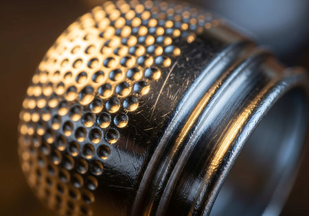 Close-up of a metal scraper. Selective focus.の写真素材