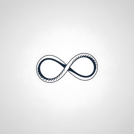 Infinity symbol. Vector illustration. Flat design style eps 10