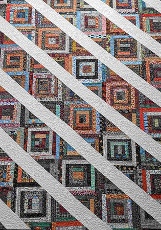 colorful mosaic on the wall as a background, texture, wallpaper