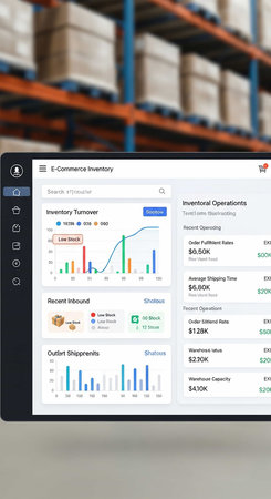 Smart warehouse management system with innovative internet of things technology to identify package picking and delivery. Future concept of supply chain and logistic network business.の写真素材