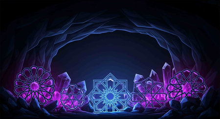 Abstract background with snowflakes. Vector illustration. Eps 10.の写真素材