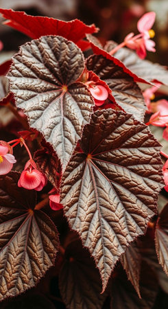 Begonia semperflorensis, Begonia semperflorensisの素材