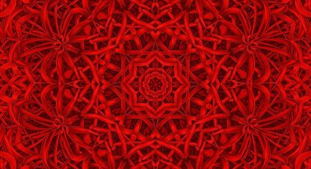 Abstract kaleidoscope background. Beautiful multicolor kaleidoscope texture. Unique kaleidoscope design.の写真素材