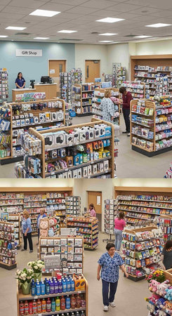 Interior of a bookstore