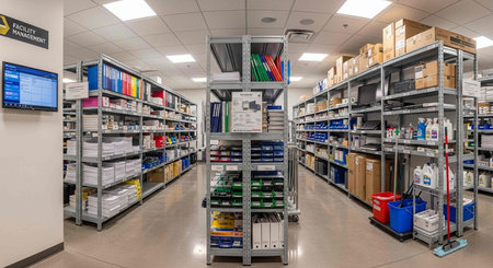 Interior of store in Milan.