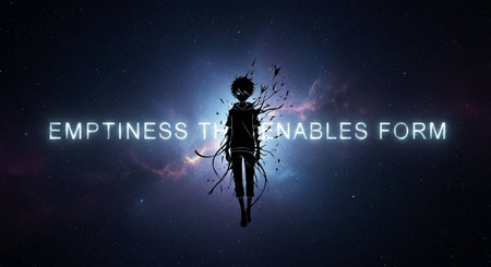 Mental health concept with a silhouette of a man made of glass