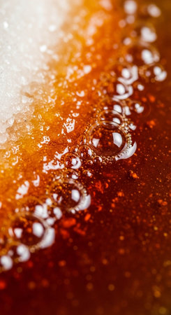 Close-up of water droplets on the surfaceの写真素材