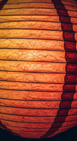 Chinese paper lanterns for Chinese lunar new year. Close up.の写真素材