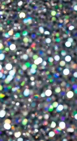 abstract background of colored bokeh defocused lights and shadowの写真素材
