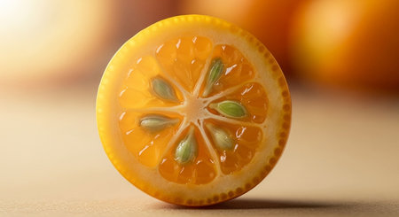 Kumquat or kumquat is a fruit rich in vitamin Cの写真素材