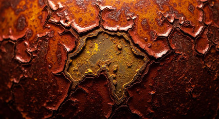 Rusty metal texture. Grunge background. Close up.の写真素材